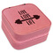Exercise Quotes and Sayings Travel Jewelry Boxes - Pink Leather