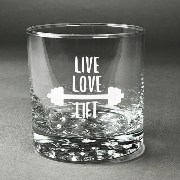 Custom Exercise Quotes and Sayings Whiskey Glass (Single)