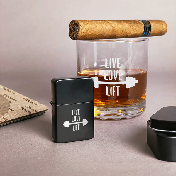 Exercise Quotes and Sayings Windproof Lighters - Black - In Context