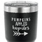 Fall Quotes and Sayings 30 oz Stainless Steel Ringneck Tumbler - Black - CLOSE UP