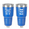 Fall Quotes and Sayings 30 oz Stainless Steel Tumbler - Royal Blue - Double-Sided