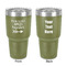 Fall Quotes and Sayings 30 oz Stainless Steel Tumbler - Olive - Double-Sided