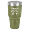 Fall Quotes and Sayings 30 oz Stainless Steel Ringneck Tumbler - Olive - Front