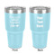 Fall Quotes and Sayings 30 oz Stainless Steel Ringneck Tumbler - Teal - Double Sided - Front & Back