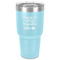 Fall Quotes and Sayings 30 oz Stainless Steel Ringneck Tumbler - Teal - Front