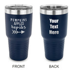 Fall Quotes and Sayings 30 oz Stainless Steel Tumbler - Navy - Double Sided