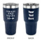 Fall Quotes and Sayings 30 oz Stainless Steel Tumbler - Navy - Double Sided