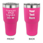 Fall Quotes and Sayings 30 oz Stainless Steel Tumbler - Pink - Double Sided