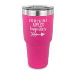 Fall Quotes and Sayings 30 oz Stainless Steel Tumbler - Pink - Single Sided