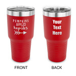 Fall Quotes and Sayings 30 oz Stainless Steel Tumbler - Red - Double Sided