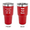 Fall Quotes and Sayings 30 oz Stainless Steel Ringneck Tumblers - Red - Double Sided - APPROVAL