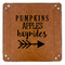 Fall Quotes and Sayings 9" x 9" Leatherette Snap Up Tray - APPROVAL (FLAT)