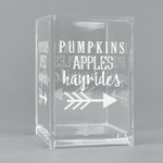 Fall Quotes and Sayings Acrylic Pen Holder