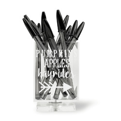 Fall Quotes and Sayings Acrylic Pen Holder