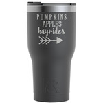 Fall Quotes and Sayings RTIC Tumbler - Black - Engraved Front