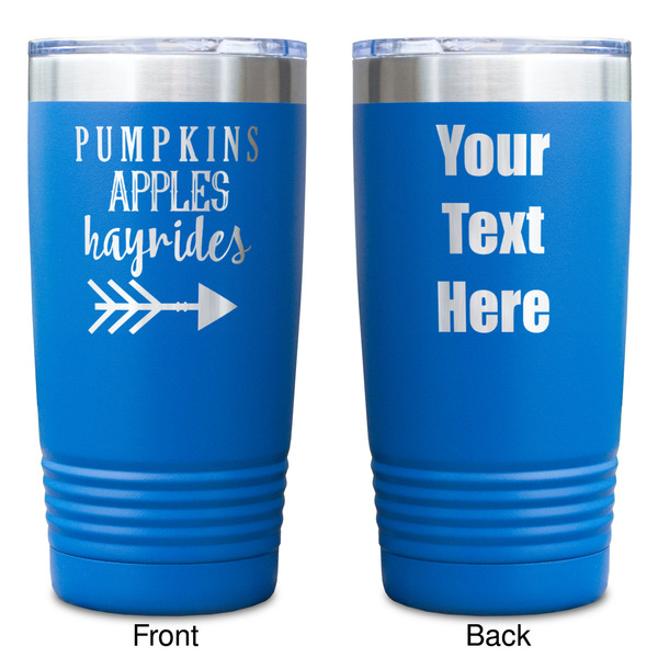 Fall Quotes and Sayings Blue Polar Camel Tumbler - 20oz - Double Sided - Approval