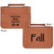 Fall Quotes and Sayings Cognac Leatherette Bible Covers - Small Double Sided Apvl