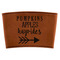 Fall Quotes and Sayings Cognac Leatherette Mug Sleeve - Flat