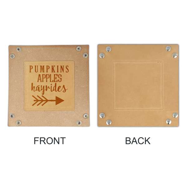 Fall Quotes and Sayings Genuine Leather Valet Trays - APPROVAL