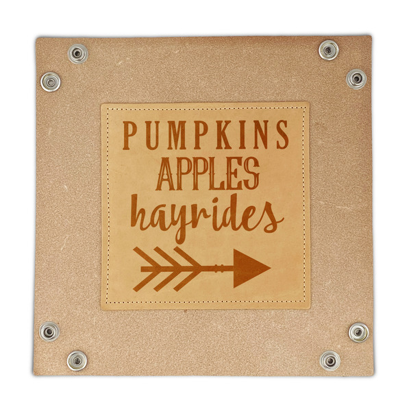 Fall Quotes and Sayings Genuine Leather Valet Trays - FRONT (flat)