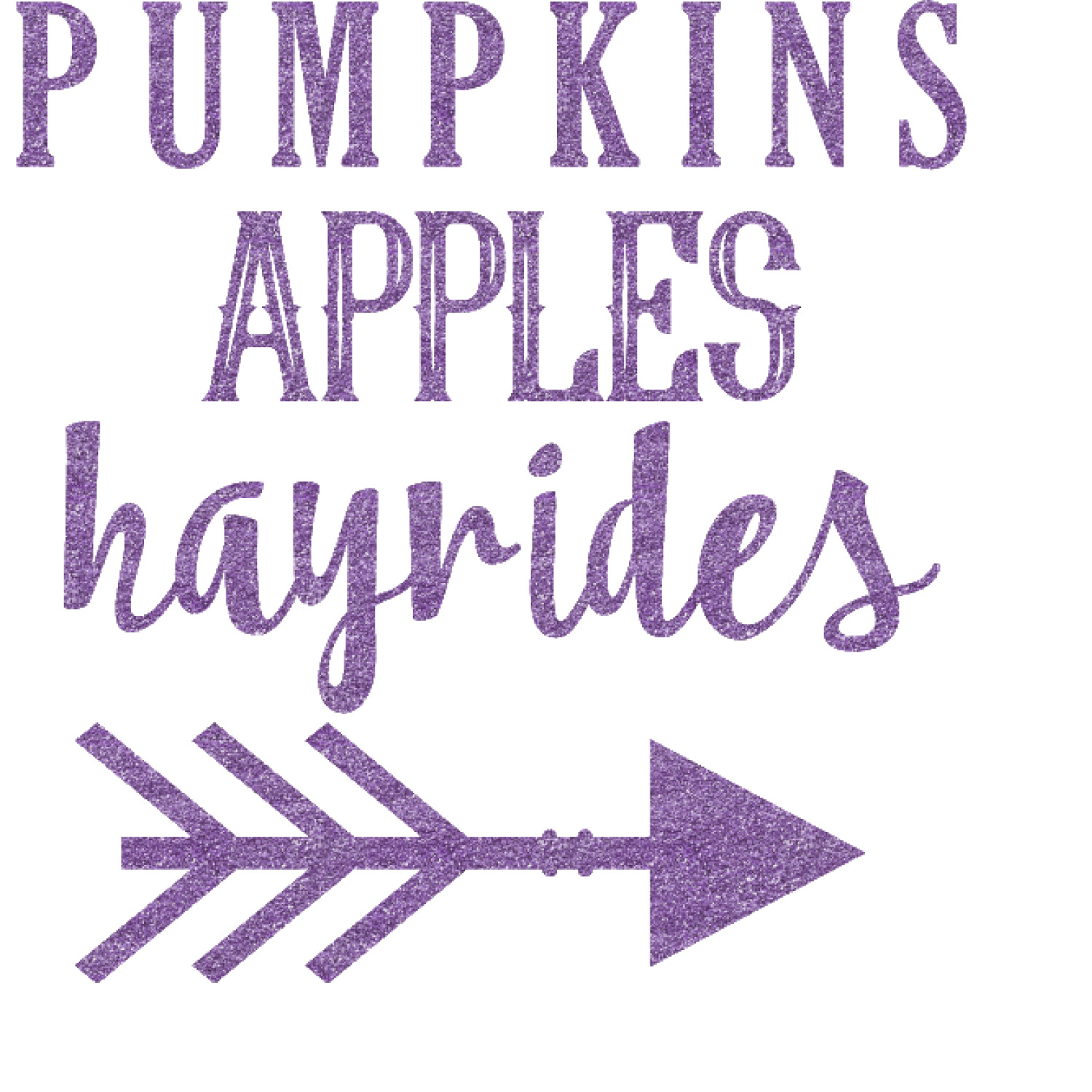 Fall Quotes and Sayings Glitter Sticker Decal Custom Sized