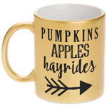 Fall Quotes and Sayings Metallic Mug