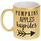 Fall Quotes and Sayings Metallic Mug