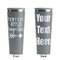 Fall Quotes and Sayings Grey RTIC Everyday Tumbler - 28 oz. - Front and Back