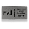 Fall Quotes and Sayings Leather Binder - 1" - Grey - Back Spine Front View