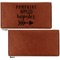 Fall Quotes and Sayings Leather Checkbook Holder Front and Back Single Sided - Apvl