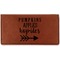 Fall Quotes and Sayings Leather Checkbook Holder - Main