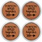 Fall Quotes and Sayings Leather Coaster Set of 4