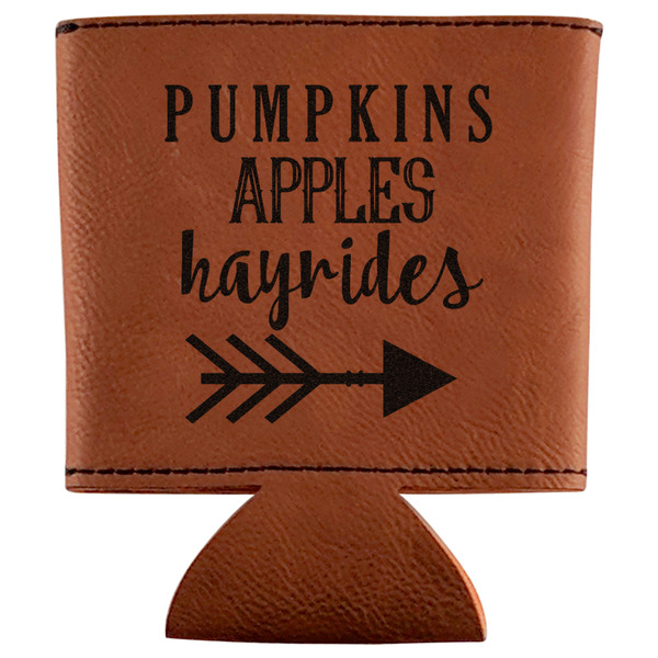 Custom Fall Quotes and Sayings Leatherette Can Sleeve