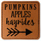 Fall Quotes and Sayings Faux Leather Iron On Patch - Square