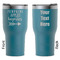 Fall Quotes and Sayings RTIC Tumbler - Dark Teal - Double Sided - Front & Back