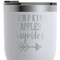 Fall Quotes and Sayings RTIC Tumbler - White - Close Up