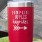Fall Quotes and Sayings Red Polar Camel Tumbler - 20oz - Close Up