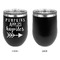 Fall Quotes and Sayings Stainless Wine Tumblers - Black - Single Sided - Approval