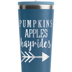 Fall Quotes and Sayings RTIC Everyday Tumbler with Straw - 28oz