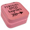 Fall Quotes and Sayings Travel Jewelry Boxes - Pink Leather