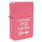 Fall Quotes and Sayings Windproof Lighters - Pink - Front/Main