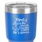 Family Quotes and Sayings 30 oz Stainless Steel Ringneck Tumbler - Blue - Close Up