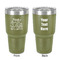 Family Quotes and Sayings 30 oz Stainless Steel Ringneck Tumbler - Olive - Double Sided - Front & Back