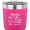 Family Quotes and Sayings 30 oz Stainless Steel Ringneck Tumbler - Pink - CLOSE UP