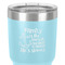Family Quotes and Sayings 30 oz Stainless Steel Ringneck Tumbler - Teal - Close Up