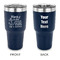 Family Quotes and Sayings 30 oz Stainless Steel Tumbler - Navy - Double Sided