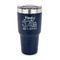 Family Quotes and Sayings 30 oz Stainless Steel Ringneck Tumblers - Navy - FRONT