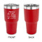 Family Quotes and Sayings 30 oz Stainless Steel Ringneck Tumblers - Red - Single Sided - APPROVAL