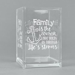 Family Quotes and Sayings Acrylic Pen Holder