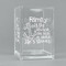Family Quotes and Sayings Acrylic Pen Holder - Angled View